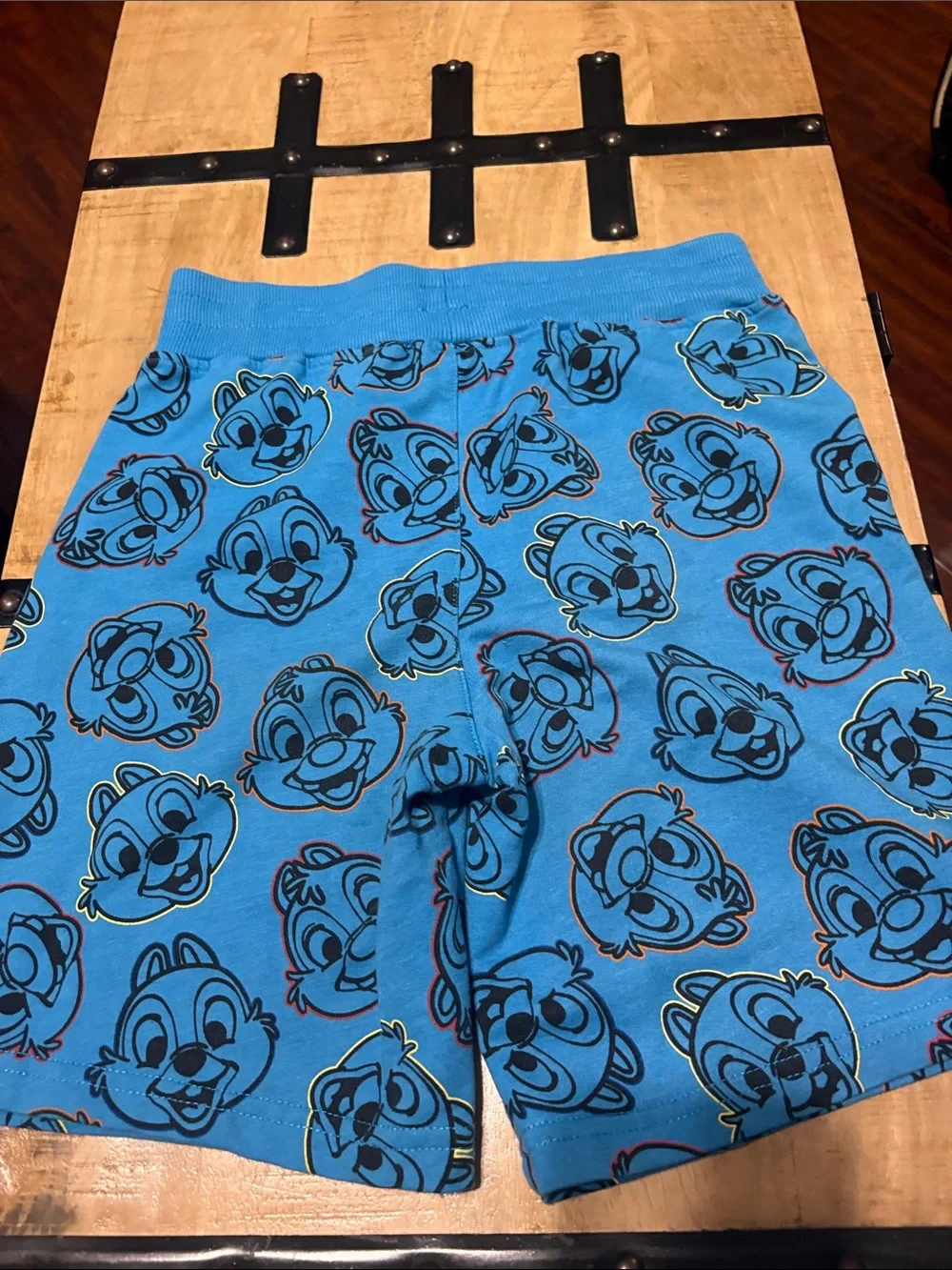 Chip 'n Dale Grey Tank & Blue Shorts Kids Matching Set